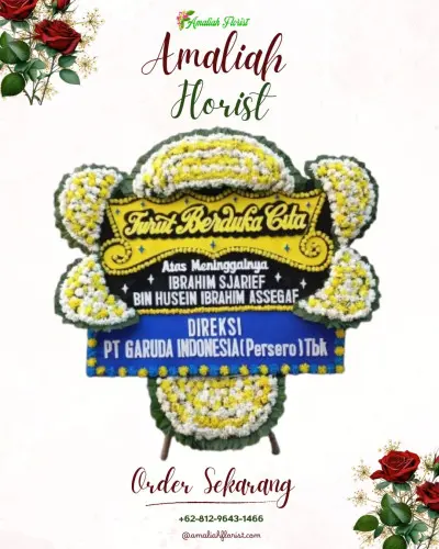 Papan Bunga Duka di Wanayasa